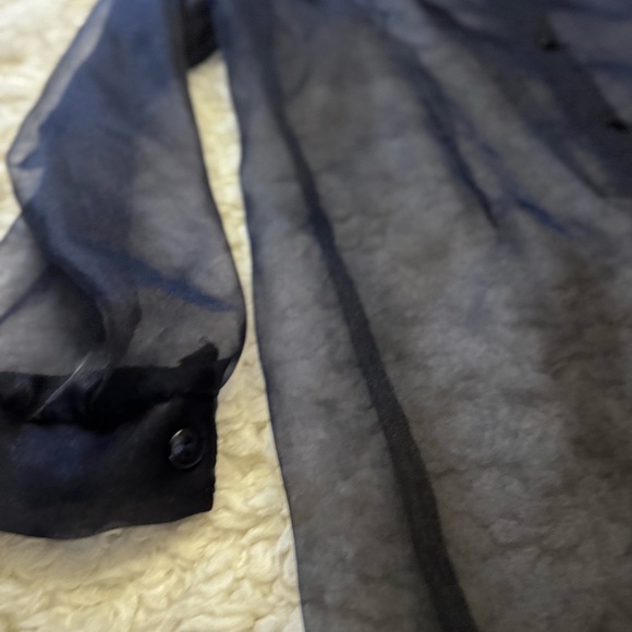 Vintage Long sheet cover up  Navy Midi Dress - Picture 6 of 14